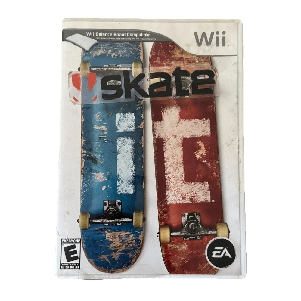 Skate It (Nintendo Wii, 2008)‎ Complete Case Disc Manual - Tested & Working